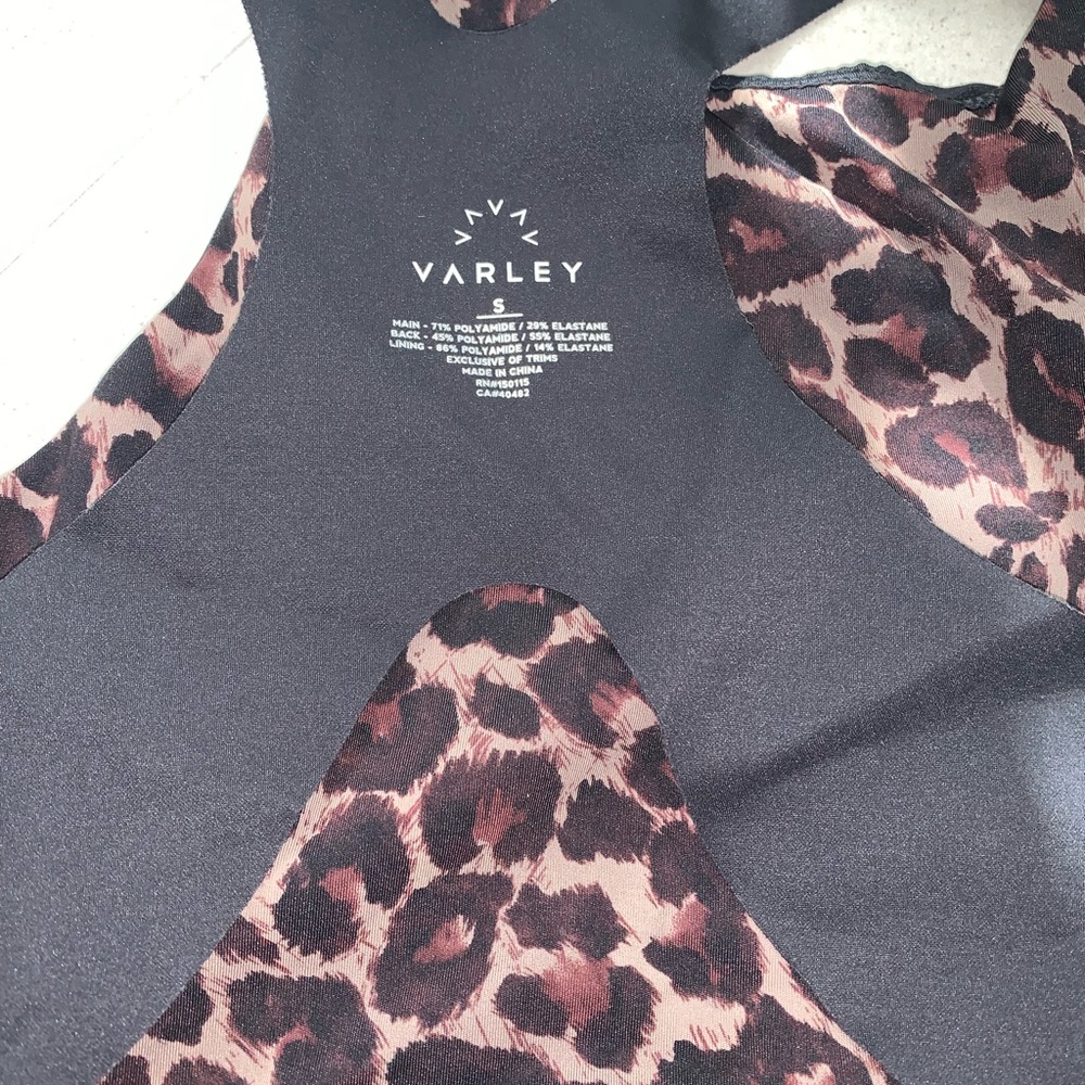 Varley leopard bra and legging set S - Picture 4 of 7